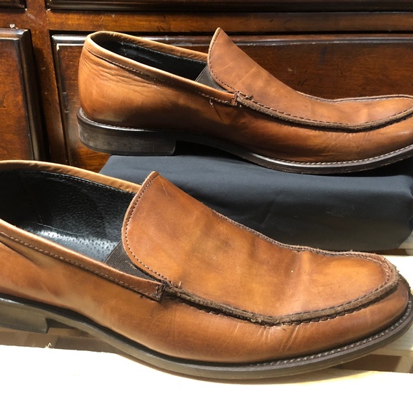 Borgo Mediceo Men's Brown Loafers - Picture 2 of 4